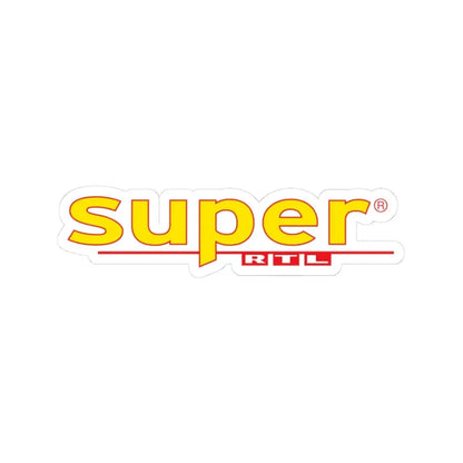 Super RTL (1997) (Logo) STICKER Vinyl Kiss-Cut Decal 3 Inch White - The Sticker Space