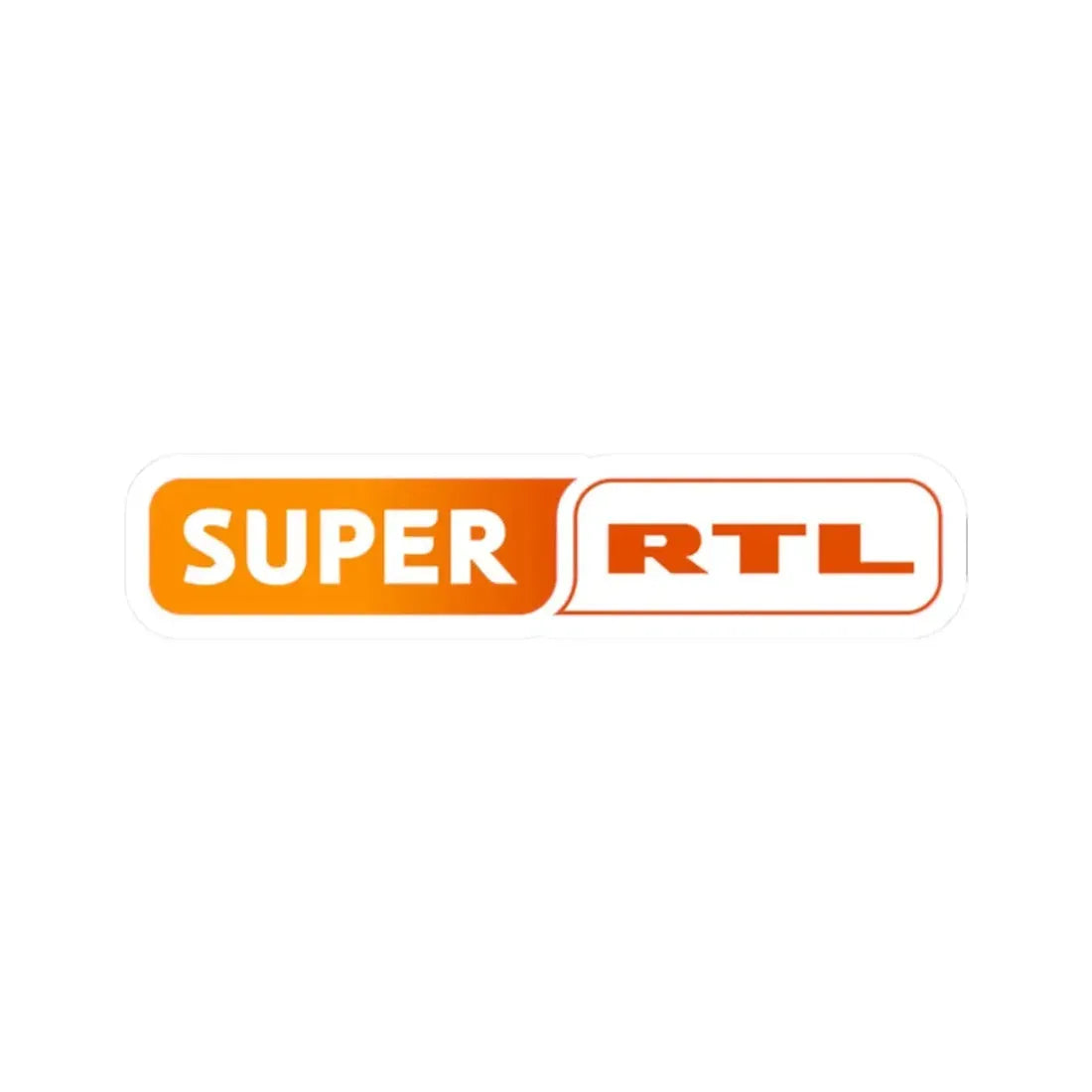 Super RTL (2008) (Logo) STICKER Vinyl Kiss-Cut Decal 2 Inch White - The Sticker Space