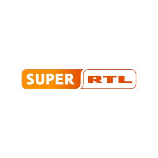Super RTL (2008) (Logo) STICKER Vinyl Kiss-Cut Decal 2 Inch White - The Sticker Space