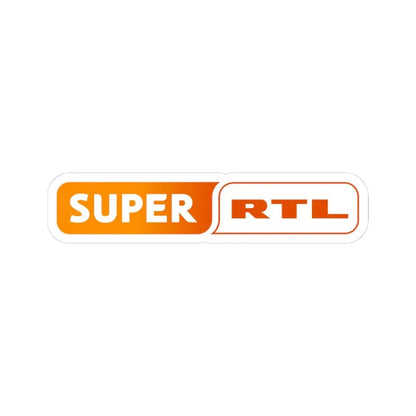 Super RTL (2008) (Logo) STICKER Vinyl Kiss-Cut Decal 3 Inch White - The Sticker Space