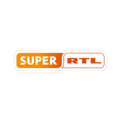 Super RTL (2008) (Logo) STICKER Vinyl Kiss-Cut Decal 4 Inch White - The Sticker Space