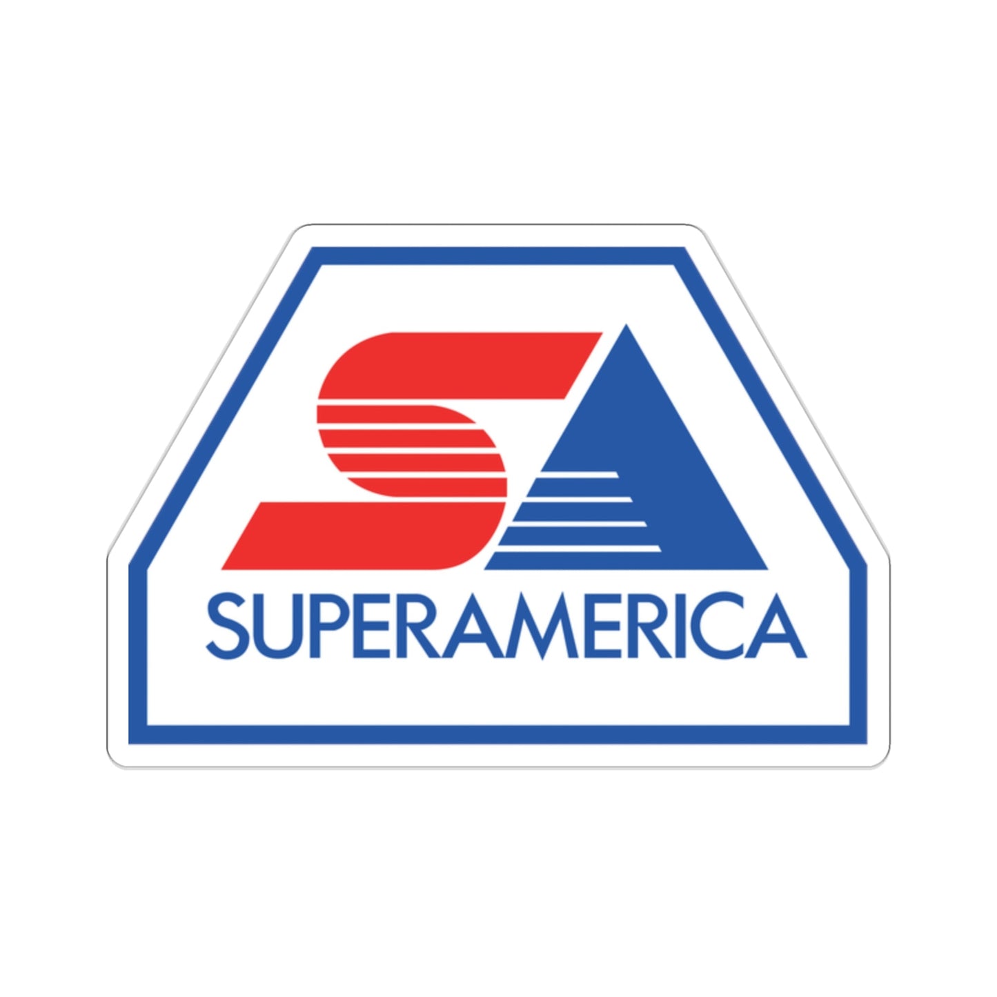 SuperAmerica Logo STICKER Vinyl Die-Cut Decal-2 Inch-The Sticker Space