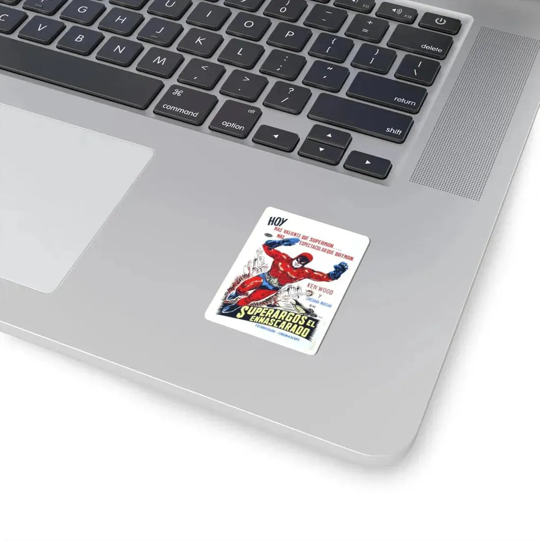 SUPERARGO VS DIABOLICUS 1966 Movie Poster - STICKER Vinyl Kiss-Cut Decal - The Sticker Space