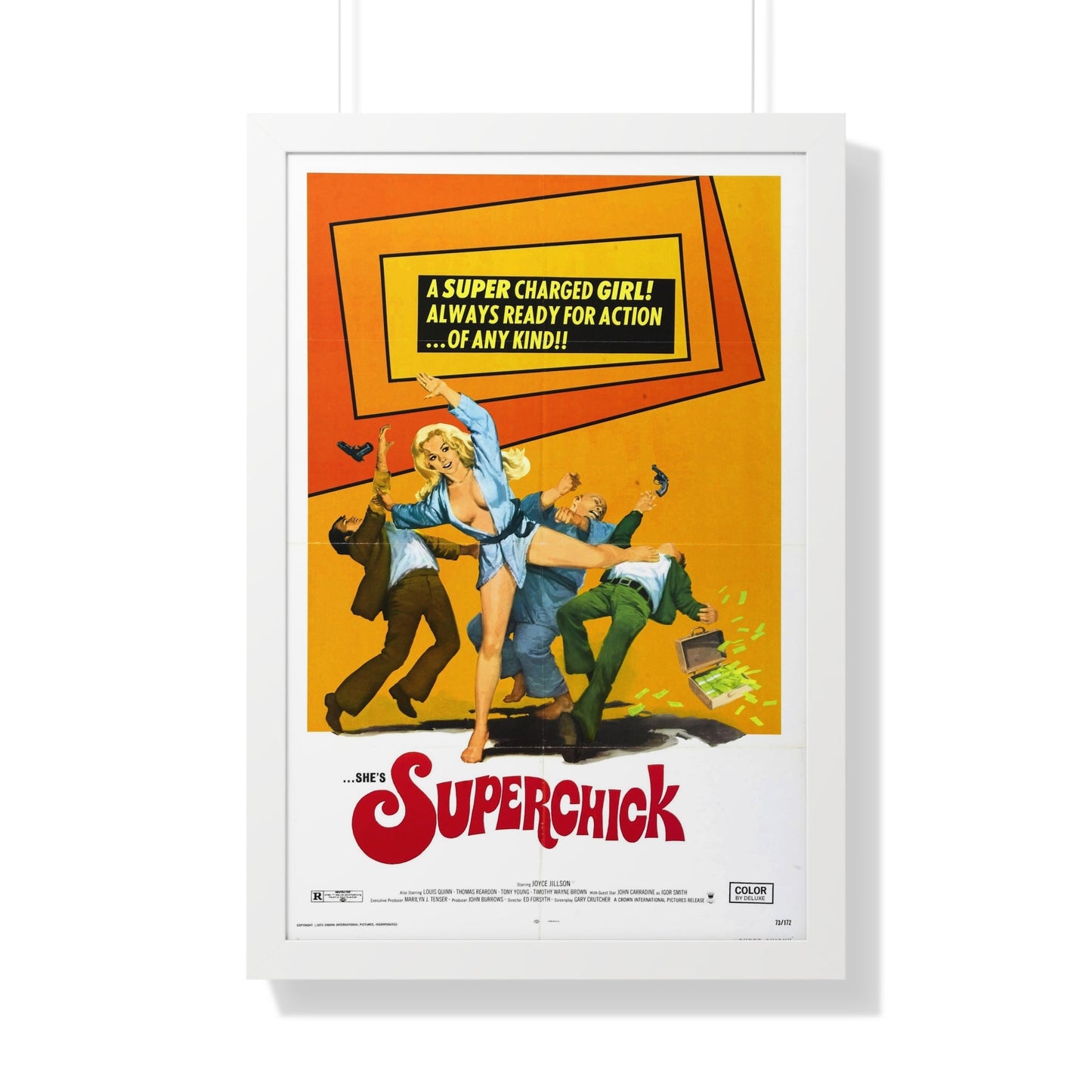 SUPERCHICK 1973 - Framed Movie Poster-20" x 30"-The Sticker Space