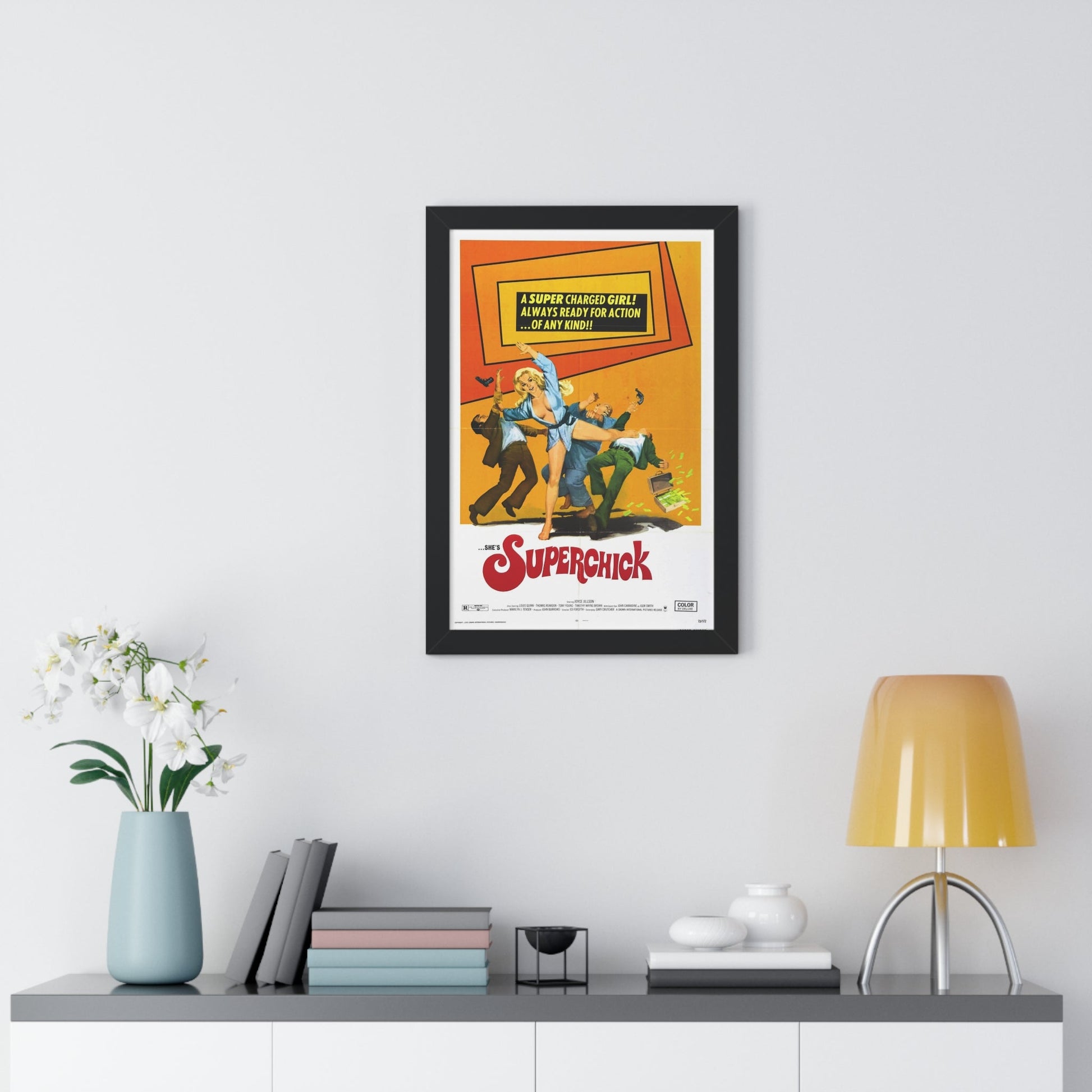 SUPERCHICK 1973 - Framed Movie Poster-The Sticker Space