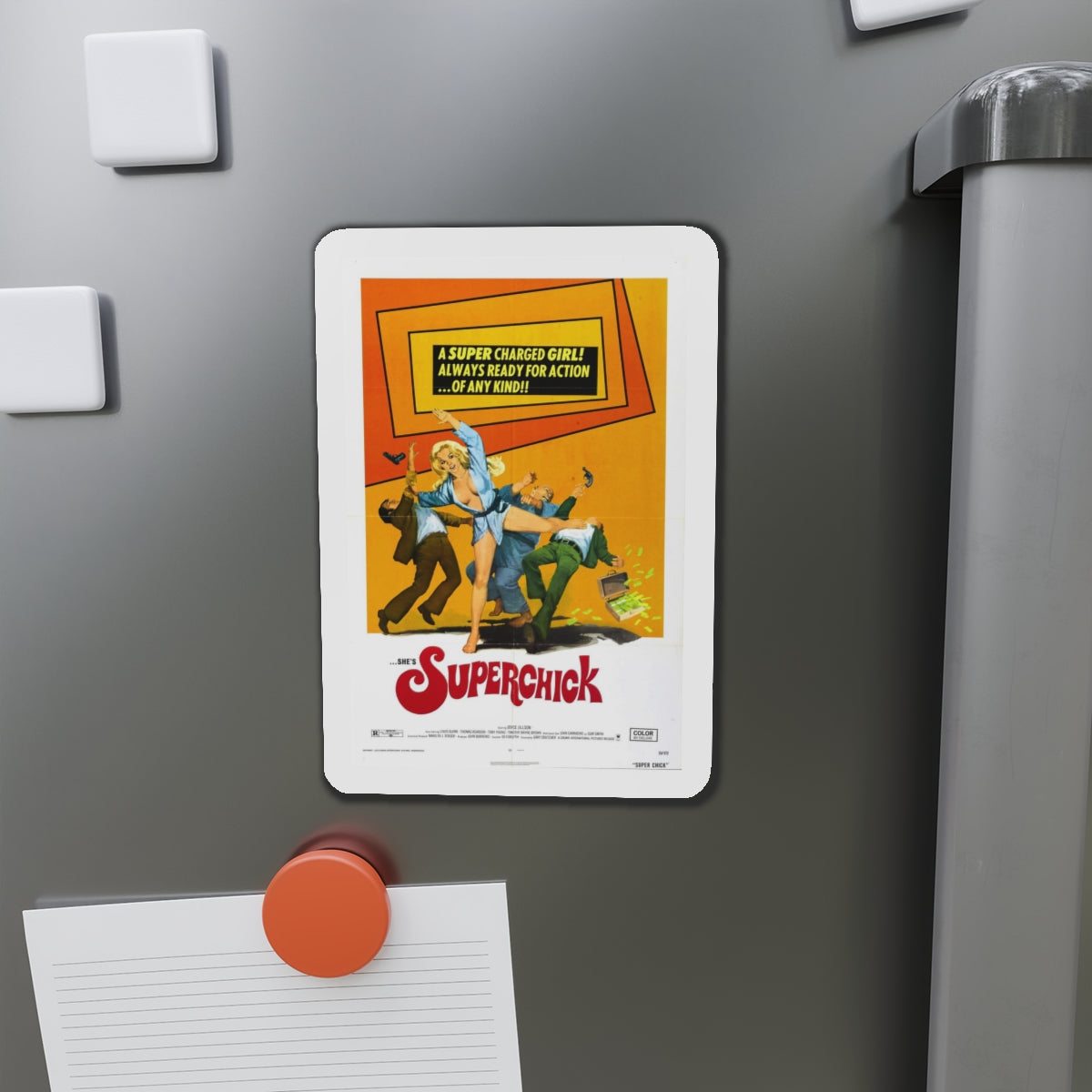 SUPERCHICK 1973 Movie Poster - Refrigerator Magnet-The Sticker Space