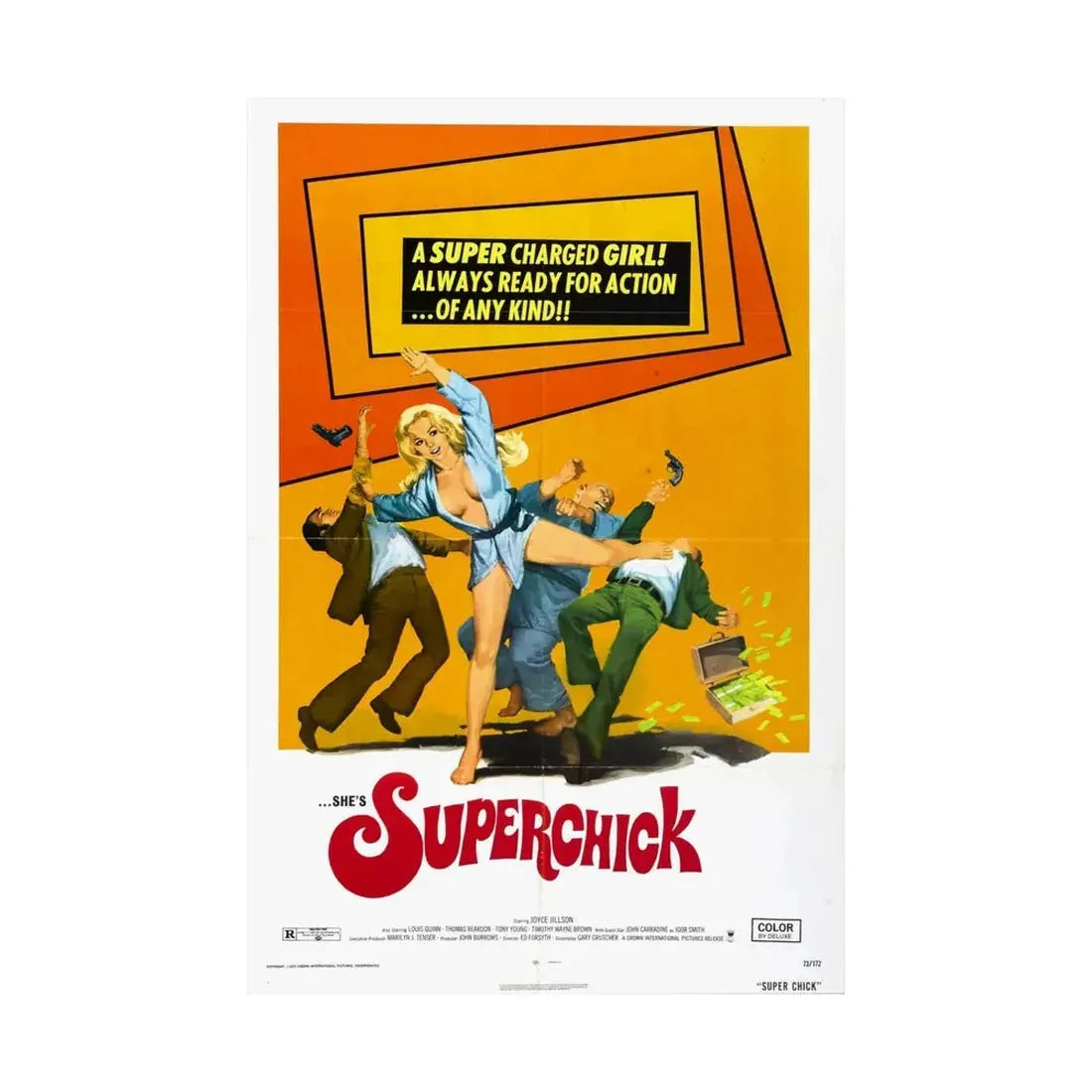 SUPERCHICK 1973 - Paper Movie Poster - The Sticker Space