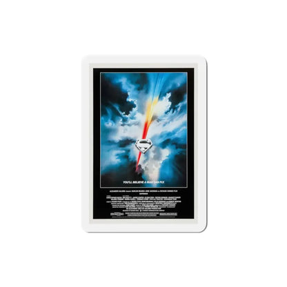 Superman 1978 Movie Poster Refrigerator Magnet 3 Inch - The Sticker Space