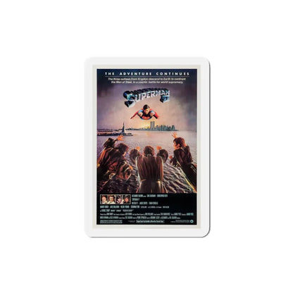 Superman II 1981 Movie Poster Refrigerator Magnet 3 Inch - The Sticker Space