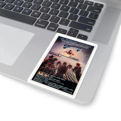 Superman II 1981 Movie Poster - STICKER Vinyl Kiss-Cut Decal - The Sticker Space