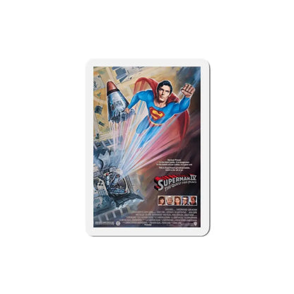 Superman IV The Quest for Peace 1987 Movie Poster Refrigerator Magnet 4 Inch - The Sticker Space