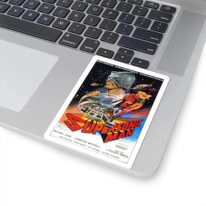 SUPERSONIC MAN 1979 Movie Poster - STICKER Vinyl Kiss-Cut Decal - The Sticker Space