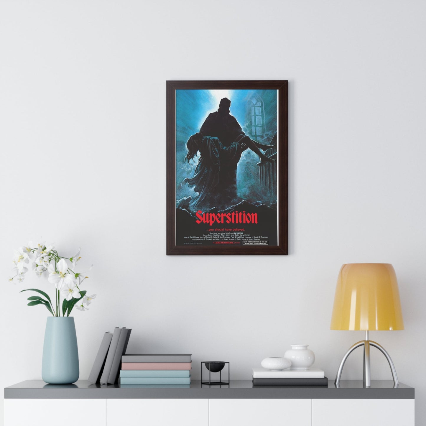 SUPERSTITION 1982 - Framed Movie Poster-The Sticker Space