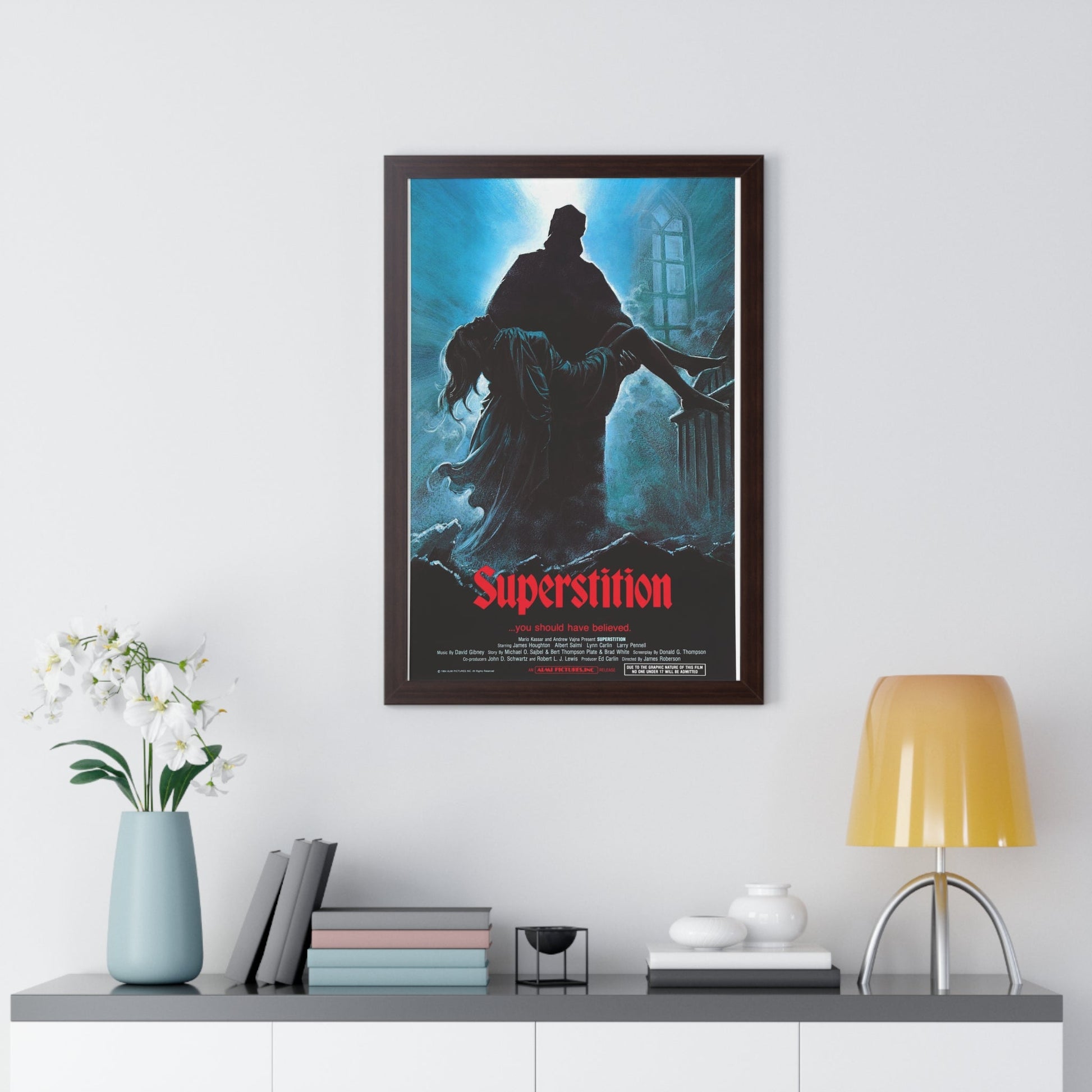 SUPERSTITION 1982 - Framed Movie Poster-The Sticker Space