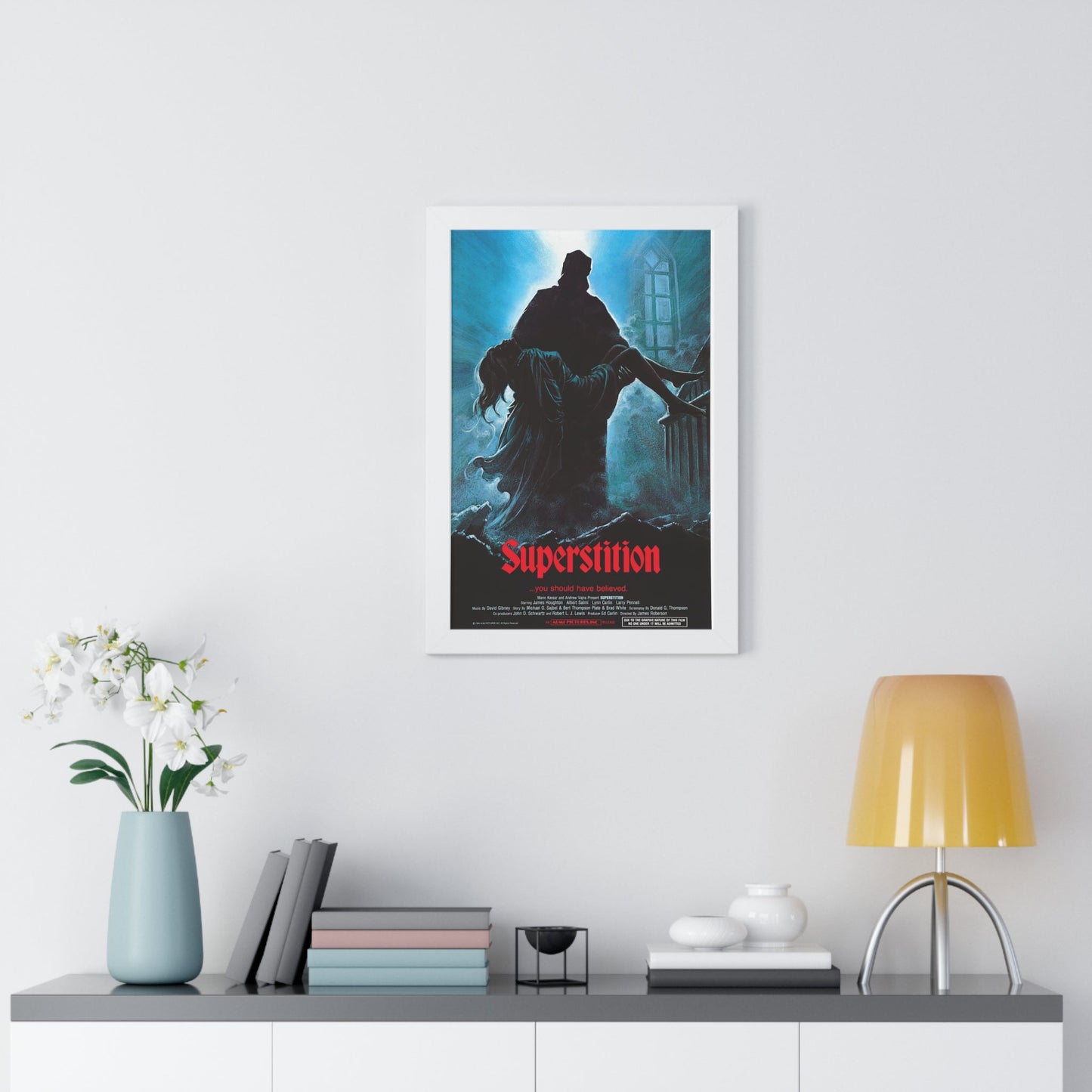 SUPERSTITION 1982 - Framed Movie Poster-The Sticker Space