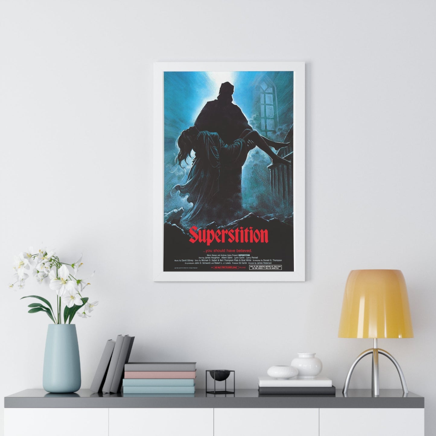 SUPERSTITION 1982 - Framed Movie Poster-The Sticker Space