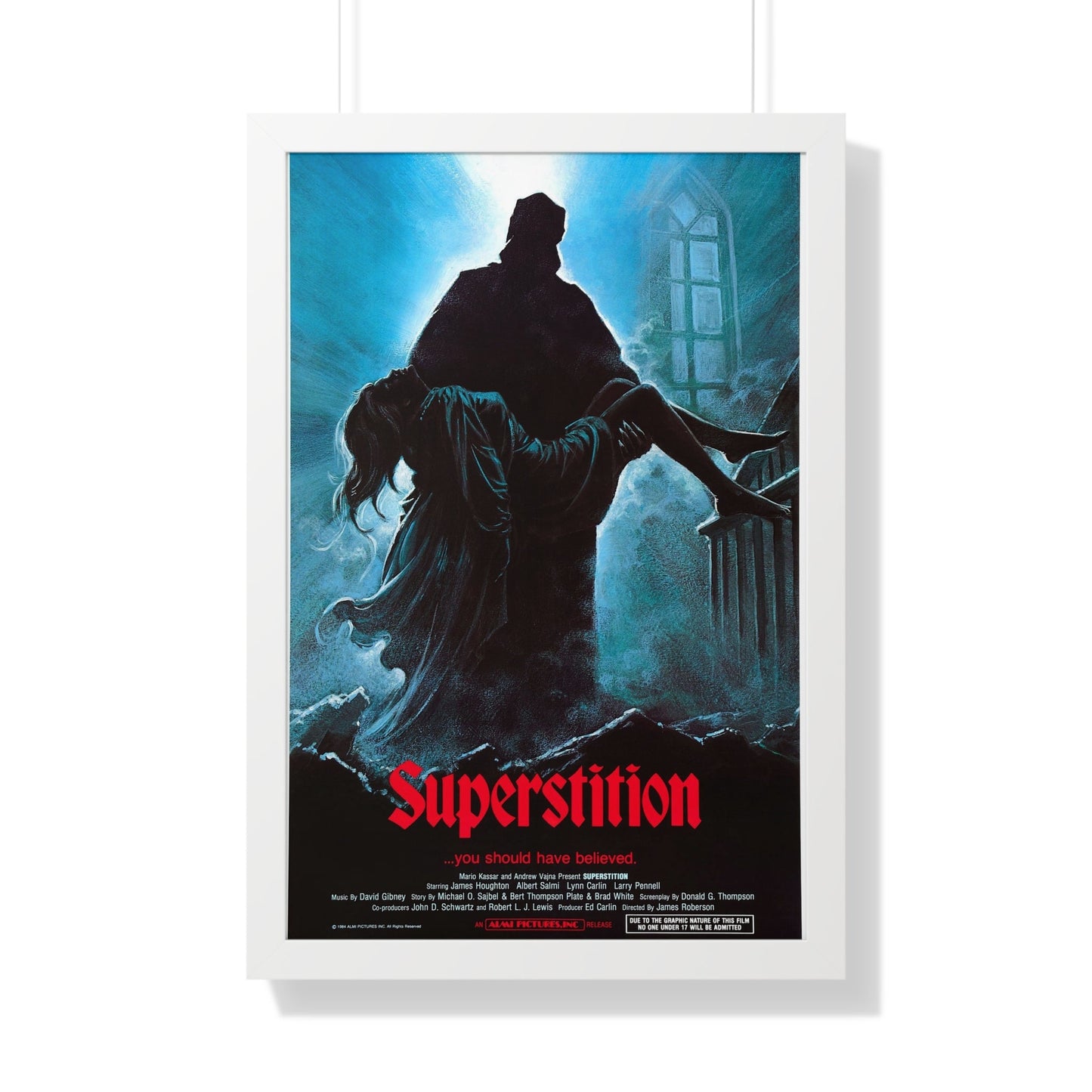 SUPERSTITION 1982 - Framed Movie Poster-20" x 30"-The Sticker Space