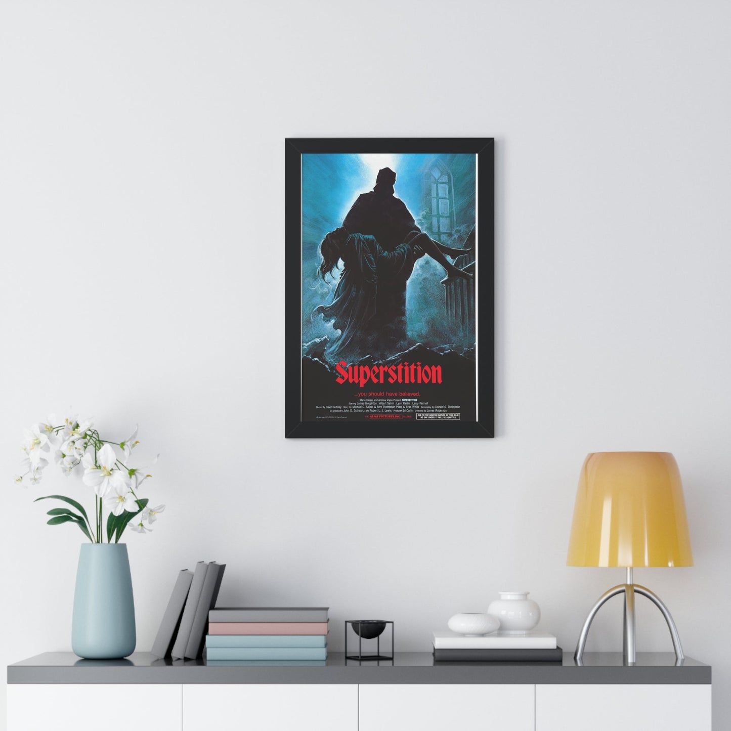 SUPERSTITION 1982 - Framed Movie Poster-The Sticker Space