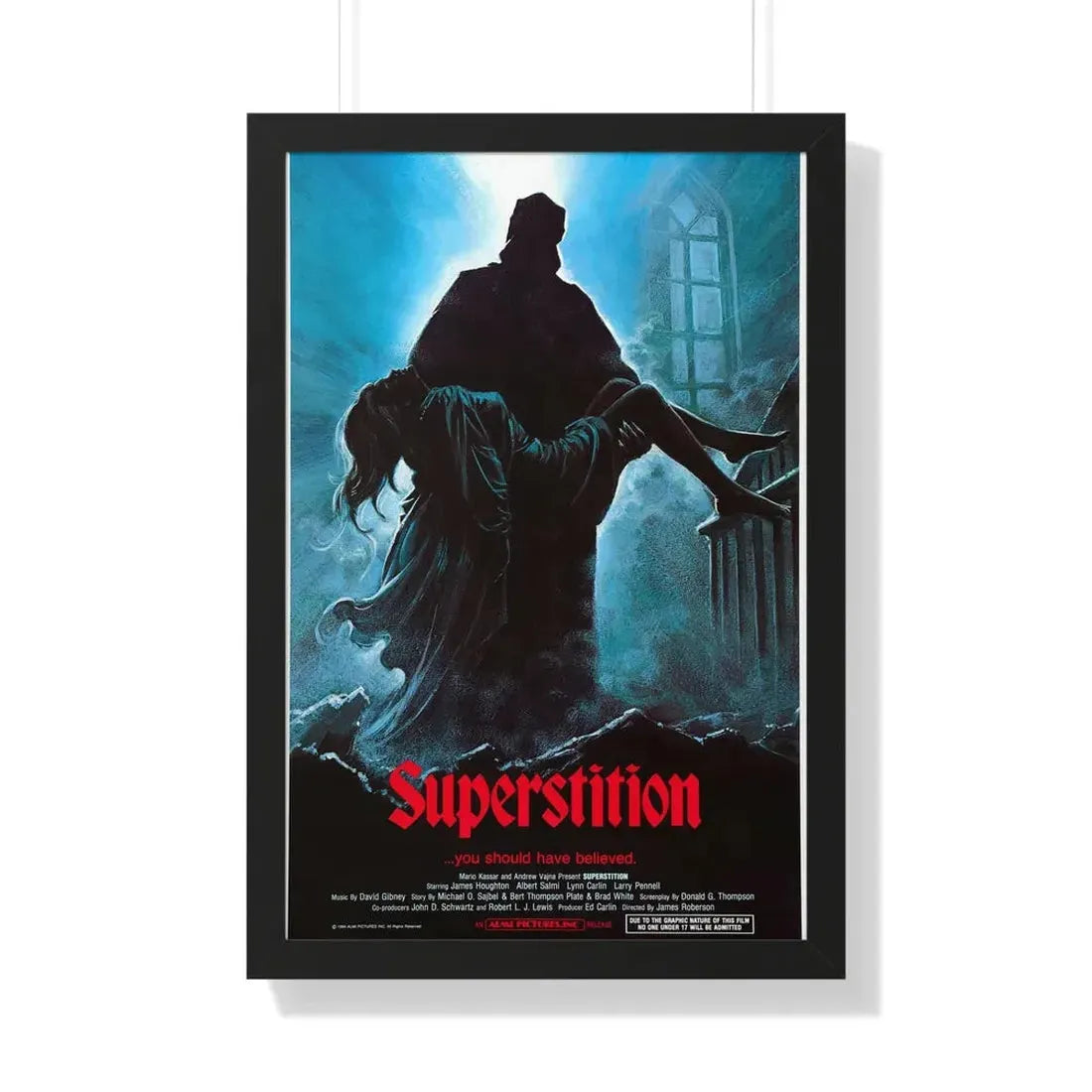 SUPERSTITION 1982 - Framed Movie Poster - The Sticker Space