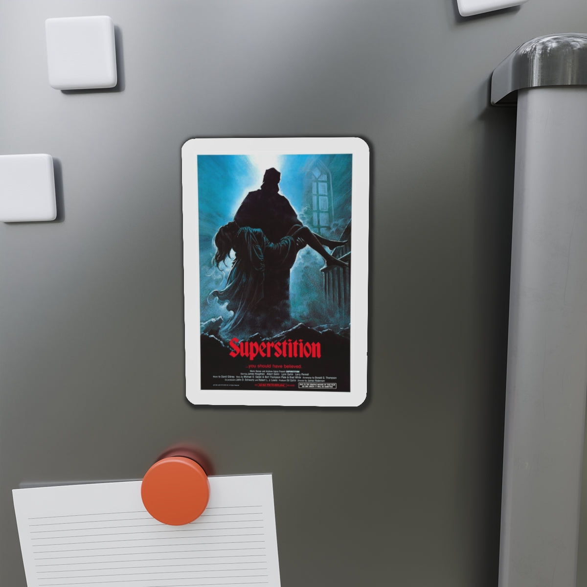 SUPERSTITION 1982 Movie Poster - Refrigerator Magnet-The Sticker Space