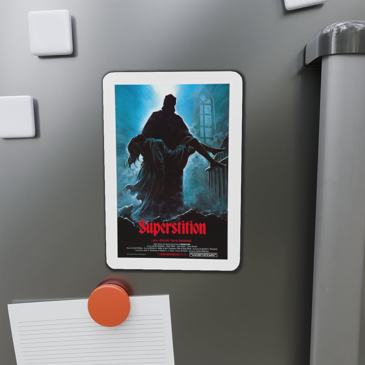 SUPERSTITION 1982 Movie Poster - Refrigerator Magnet-The Sticker Space