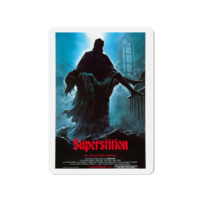 SUPERSTITION 1982 Movie Poster - Refrigerator Magnet 2 Inch Die-Cut - The Sticker Space