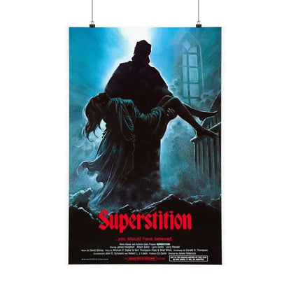 SUPERSTITION 1982 - Paper Movie Poster 20″ x 30″ Matte - The Sticker Space