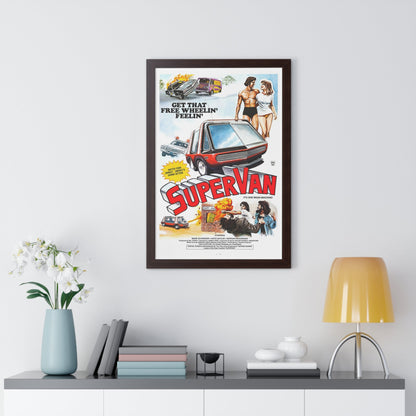 SUPERVAN 1977 - Framed Movie Poster-The Sticker Space