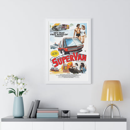 SUPERVAN 1977 - Framed Movie Poster-The Sticker Space