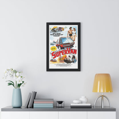 SUPERVAN 1977 - Framed Movie Poster-The Sticker Space