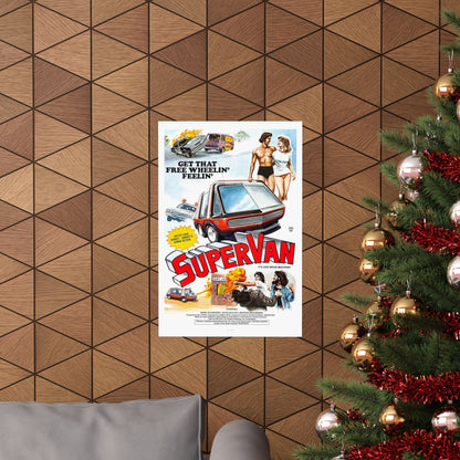 SUPERVAN 1977 - Paper Movie Poster-The Sticker Space