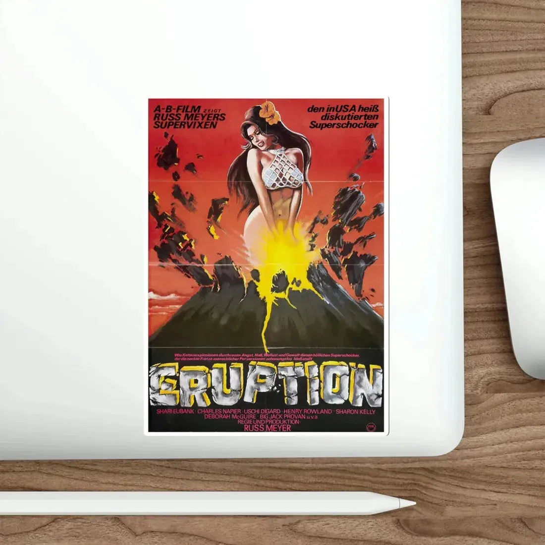 Supervixens 1975 3 Movie Poster STICKER Vinyl Die-Cut Decal - The Sticker Space