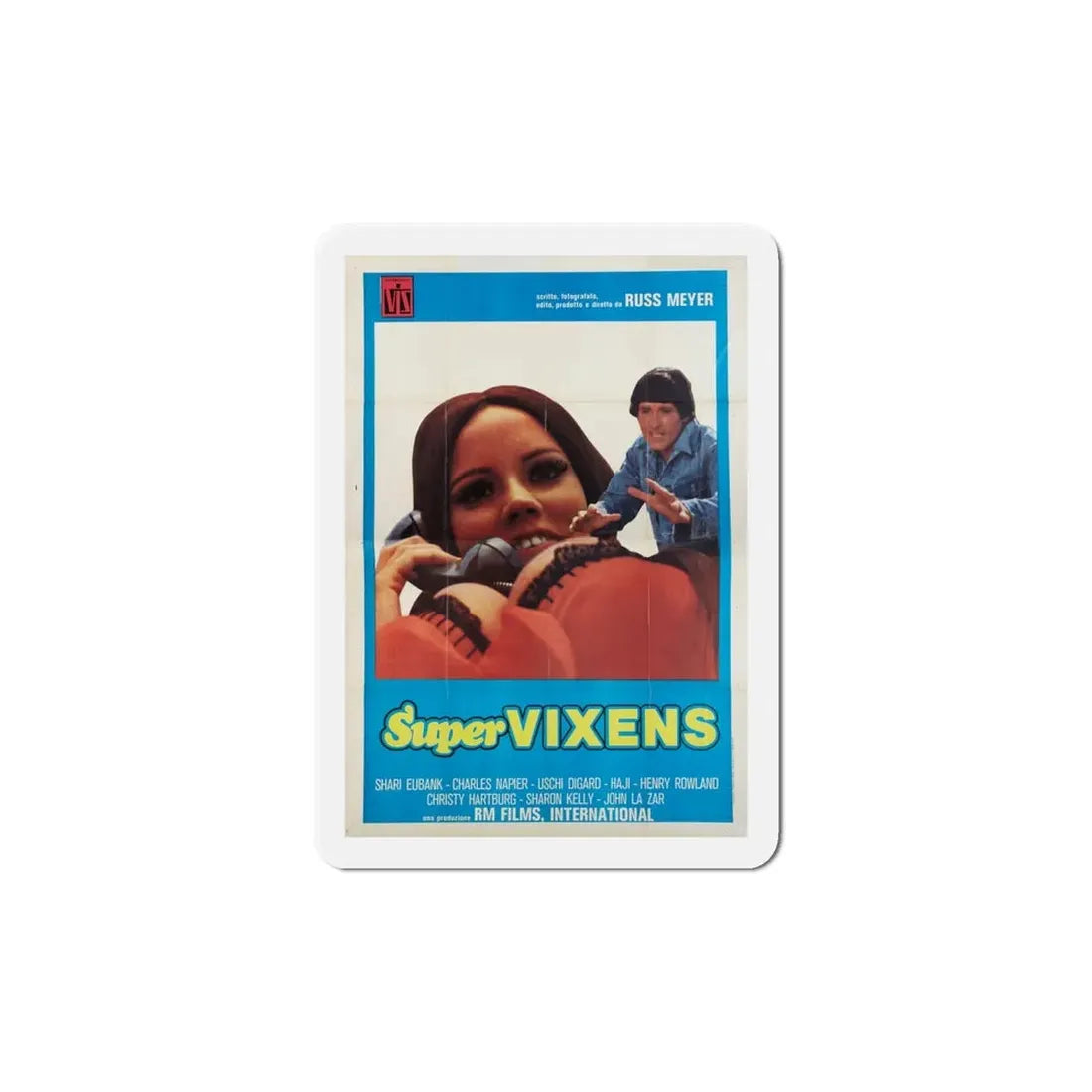 Supervixens 1975 5 Movie Poster Refrigerator Magnet 6 Inch - The Sticker Space