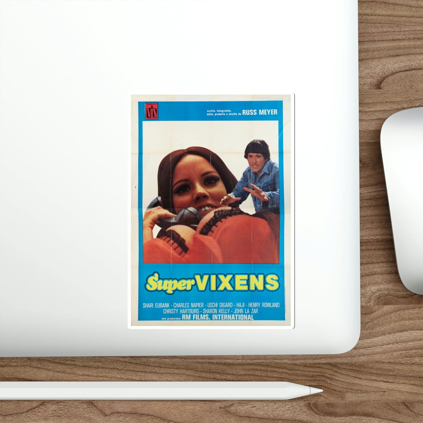 Supervixens 1975 5 Movie Poster STICKER Vinyl Die-Cut Decal-The Sticker Space