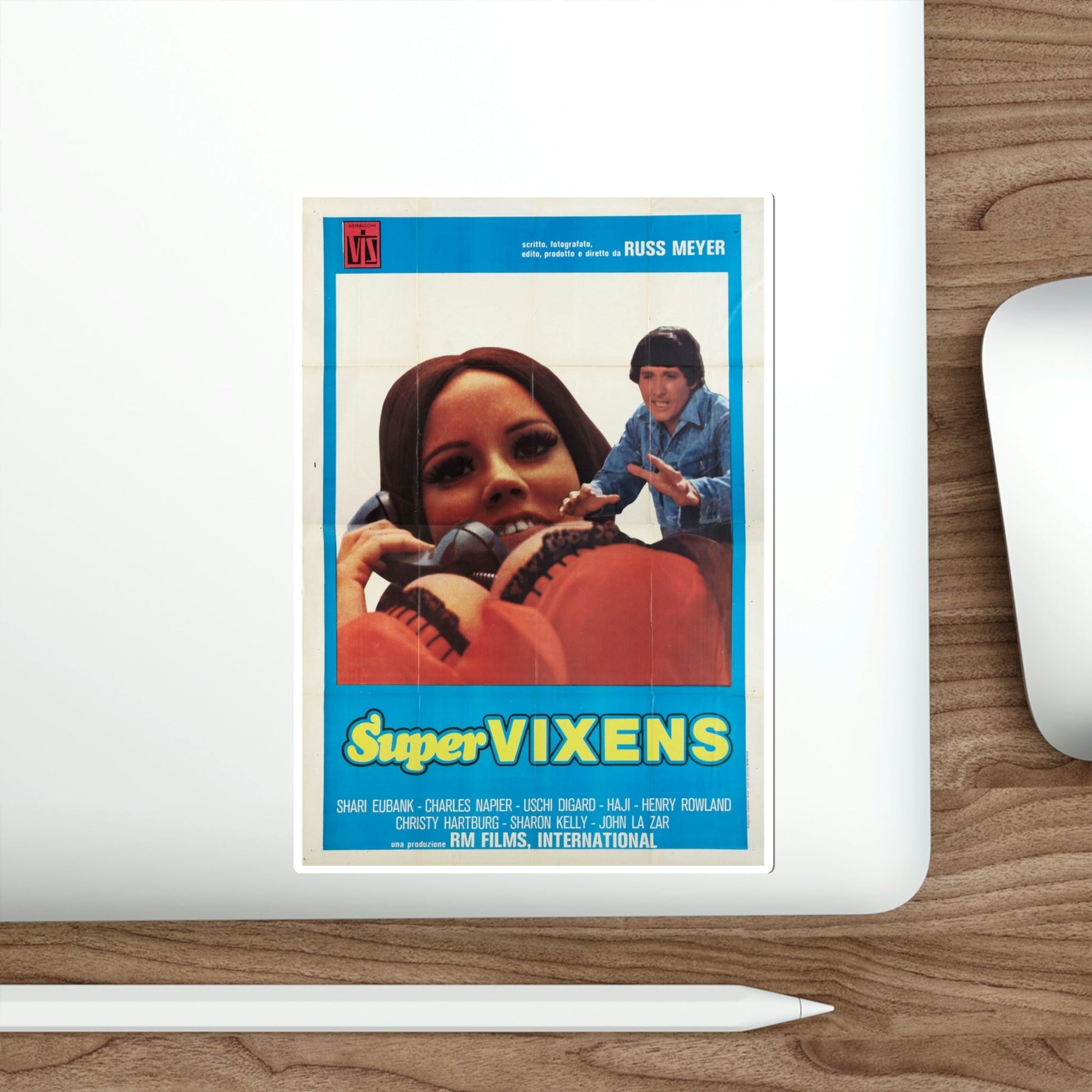 Supervixens 1975 5 Movie Poster STICKER Vinyl Die-Cut Decal-The Sticker Space