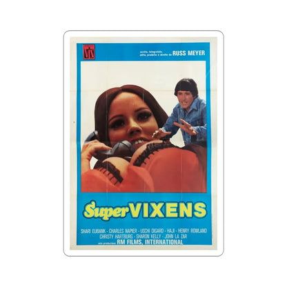 Supervixens 1975 5 Movie Poster STICKER Vinyl Die-Cut Decal 4 Inch - The Sticker Space