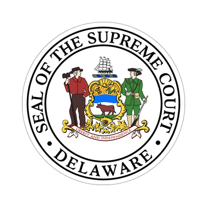 Supreme Court of Delaware STICKER Vinyl Die-Cut Decal-5 Inch-The Sticker Space