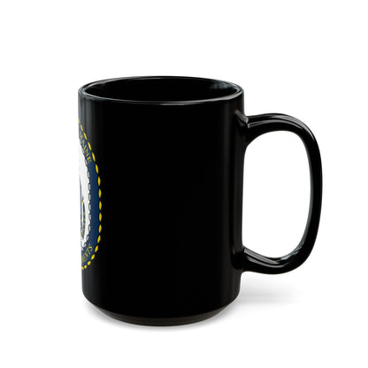 SUPSHIP Bath ME Detach (U.S. Navy) Black Coffee Mug-The Sticker Space