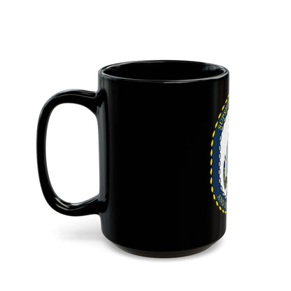 SUPSHIP Bath ME Detach (U.S. Navy) Black Coffee Mug-The Sticker Space