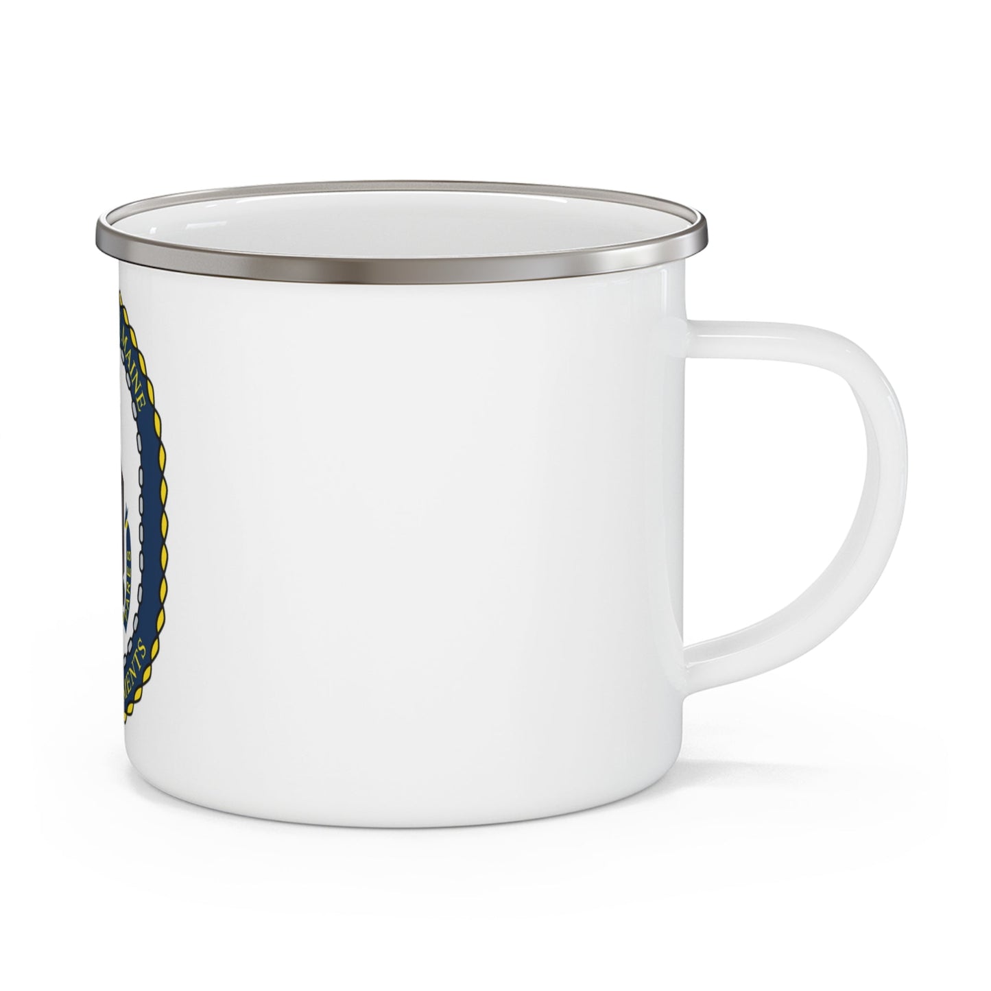 SUPSHIP Bath ME Detach (U.S. Navy) Enamel Mug 12oz-12oz-The Sticker Space