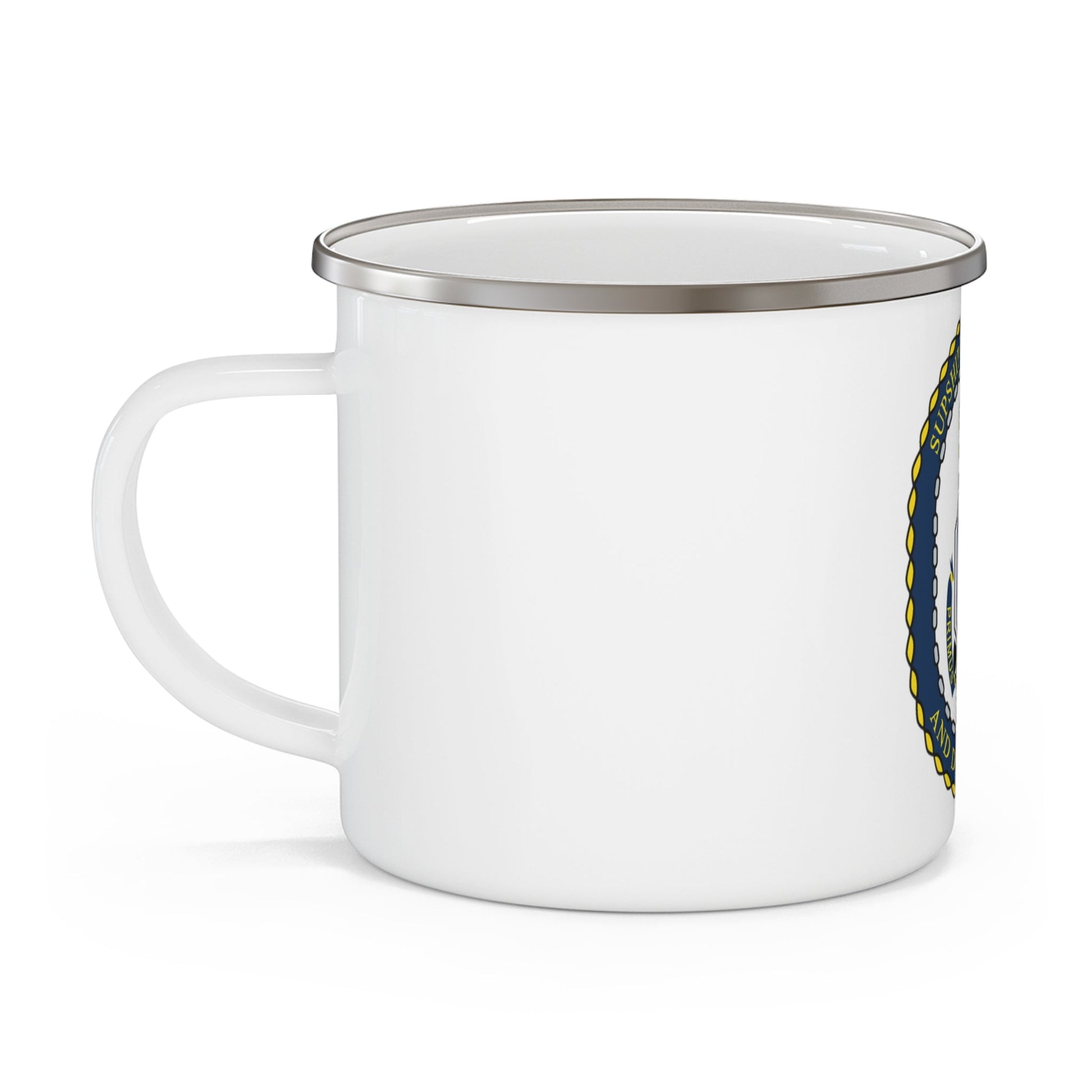 SUPSHIP Bath ME Detach (U.S. Navy) Enamel Mug 12oz-12oz-The Sticker Space