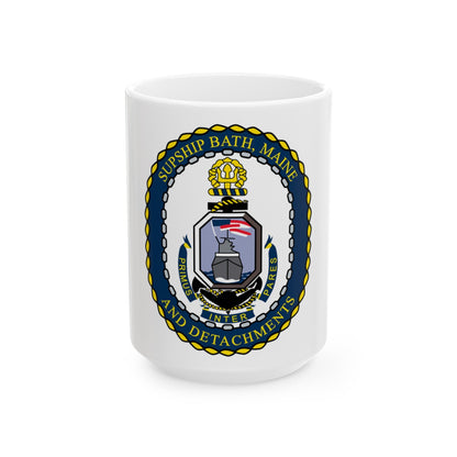 SUPSHIP Bath ME Detach (U.S. Navy) White Coffee Mug-15oz-The Sticker Space