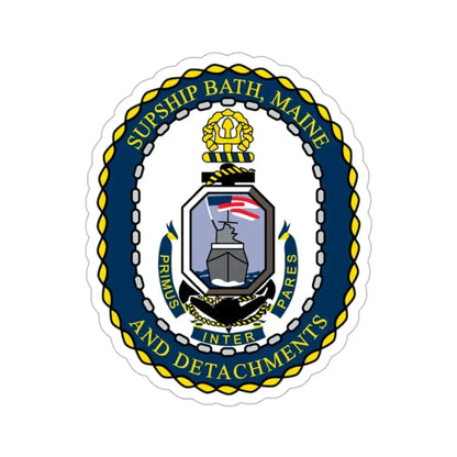 SUPSHIP Bath ME Detach (U.S. Navy) STICKER Vinyl Die-Cut Decal 2 Inch - The Sticker Space
