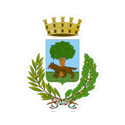 Surbo-Stemma (Italy) (Coat of Arms) STICKER Vinyl Kiss-Cut Decal 3 Inch White - The Sticker Space