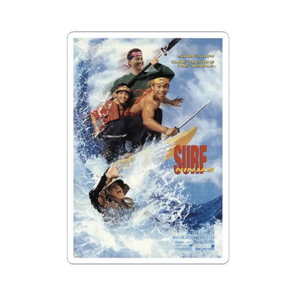 Surf Ninjas 1993 Movie Poster - STICKER Vinyl Kiss-Cut Decal 3 Inch White - The Sticker Space