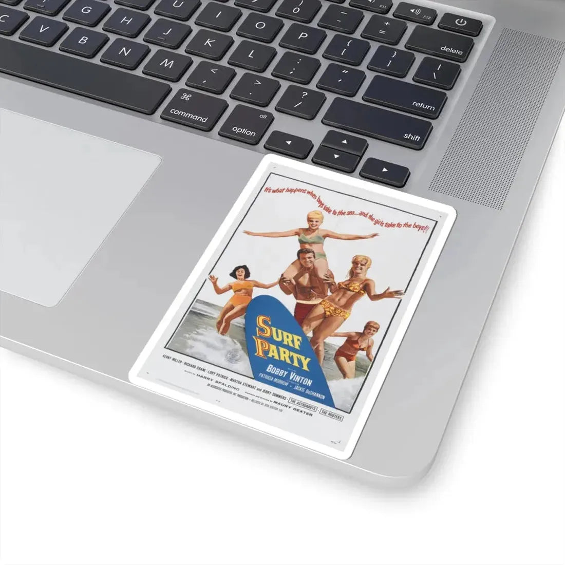 Surf Party 1964 Movie Poster - STICKER Vinyl Kiss-Cut Decal - The Sticker Space