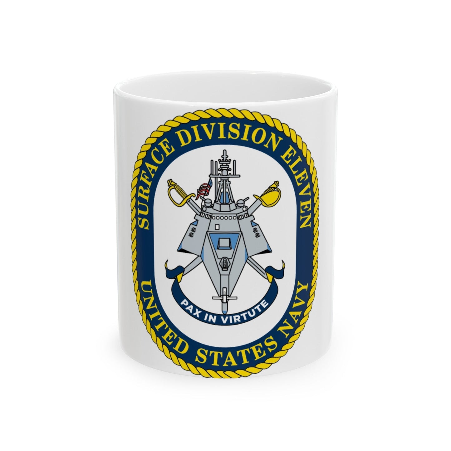 Surface DIV 11 USN (U.S. Navy) White Coffee Mug-11oz-The Sticker Space