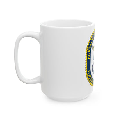 Surface DIV 11 USN (U.S. Navy) White Coffee Mug-The Sticker Space