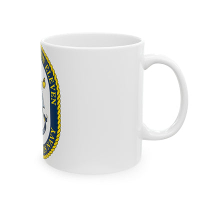 Surface DIV 11 USN (U.S. Navy) White Coffee Mug-The Sticker Space