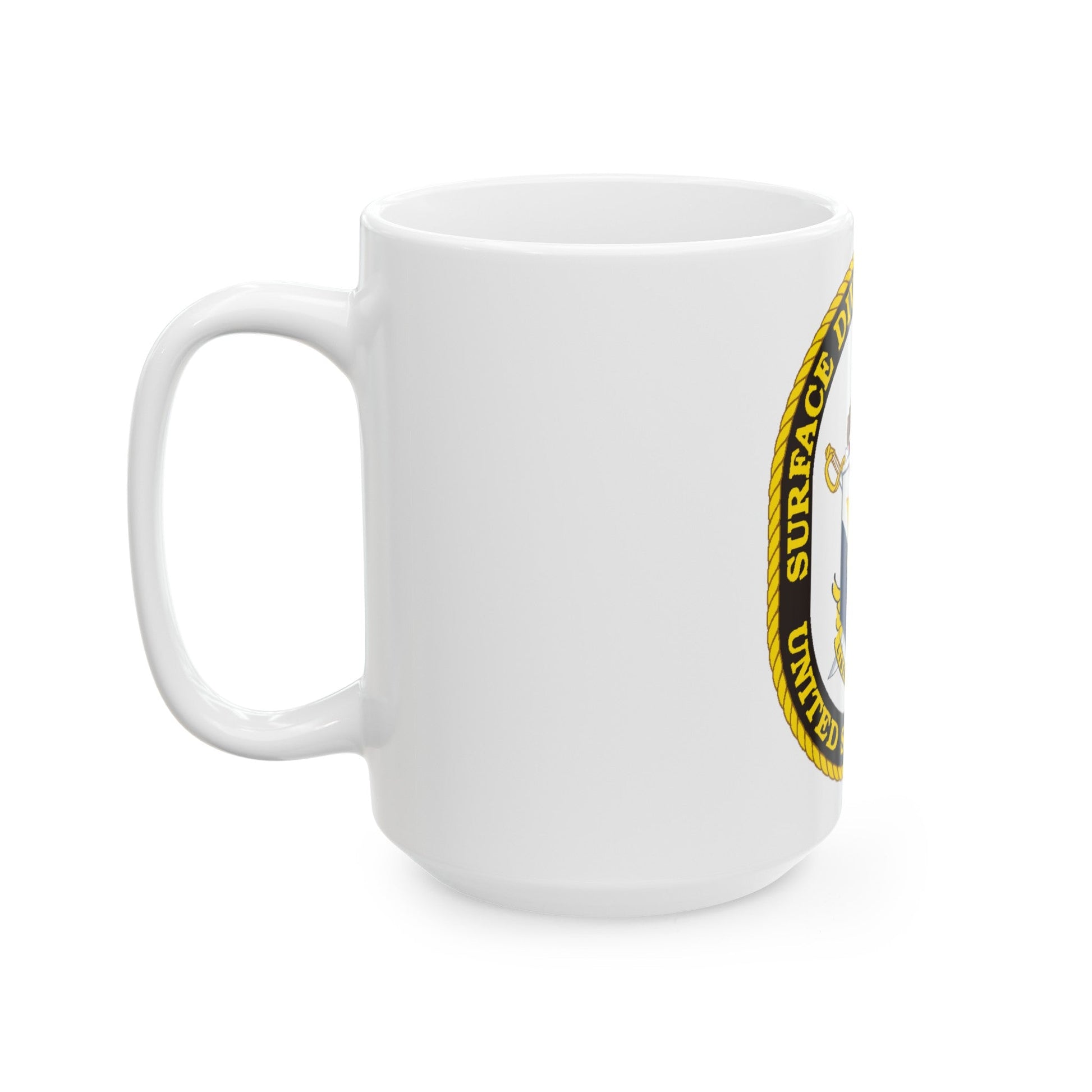 SURFACE DIVISION TWO ONE (U.S. Navy) White Coffee Mug-The Sticker Space